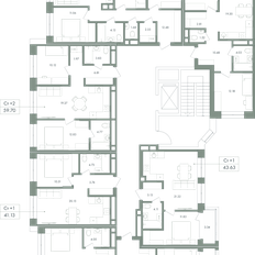 Квартира 43,6 м², 1-комнатная - изображение 3