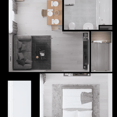 Квартира 46,7 м², 1-комнатная - изображение 5