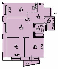 81,6 м², 4-комнатная квартира 10 363 200 ₽ - изображение 36