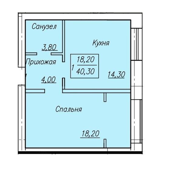 38 м², 1-комнатная квартира 3 721 000 ₽ - изображение 76