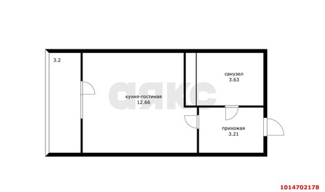 Квартира 20,4 м², студия - изображение 1