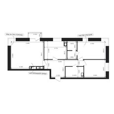 Квартира 82,6 м², 3-комнатная - изображение 2