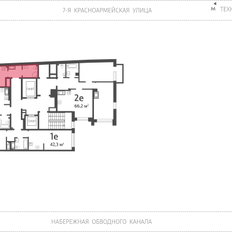 Квартира 65,3 м², 2-комнатная - изображение 2