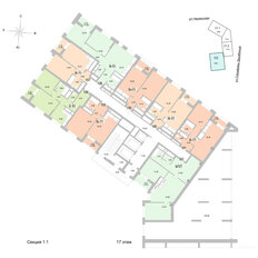 Квартира 70 м², 1-комнатная - изображение 2