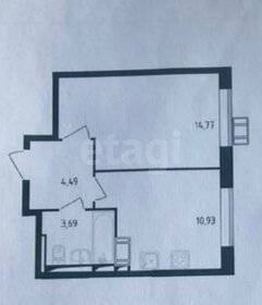 Квартира 34 м², 1-комнатная - изображение 1