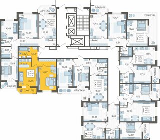45,5 м², 1-комнатная квартира 6 200 000 ₽ - изображение 2