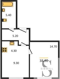 35,3 м², 1-комнатная квартира 5 100 000 ₽ - изображение 33