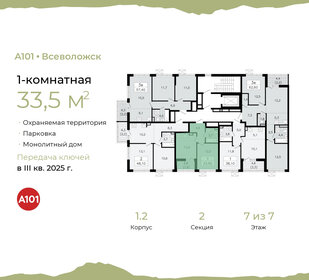 36,8 м², 1-комнатная квартира 5 650 000 ₽ - изображение 141