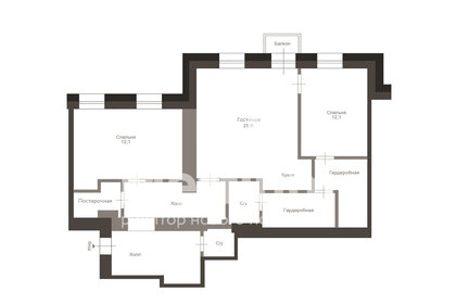 Квартира 90 м², 3-комнатная - изображение 1