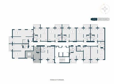 29,5 м², 1-комнатная квартира 4 300 000 ₽ - изображение 47