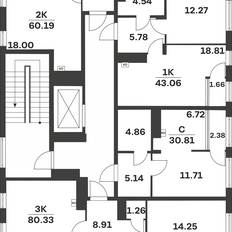 Квартира 60,2 м², 2-комнатная - изображение 3