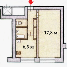 Квартира 30,5 м², 1-комнатная - изображение 5