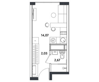 22,3 м², апартаменты-студия 7 500 000 ₽ - изображение 88