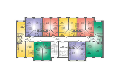 58 м², 2-комнатная квартира 6 580 000 ₽ - изображение 40