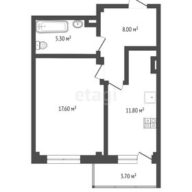 40,3 м², 1-комнатная квартира 4 086 000 ₽ - изображение 56