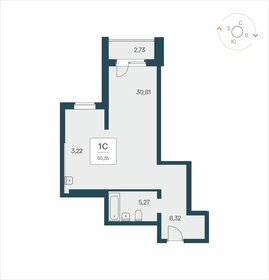 50,4 м², апартаменты-студия 7 350 000 ₽ - изображение 15