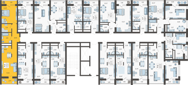 65 м², 2-комнатная квартира 20 300 000 ₽ - изображение 63