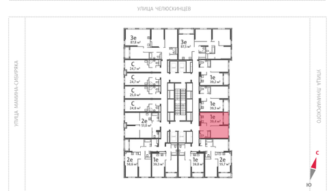 39,3 м², 1-комнатная квартира 7 787 059 ₽ - изображение 17