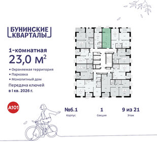 23 м², квартира-студия 7 876 396 ₽ - изображение 24