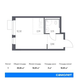 22,5 м², квартира-студия 6 790 000 ₽ - изображение 11