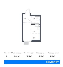 22,2 м², квартира-студия 5 243 948 ₽ - изображение 1