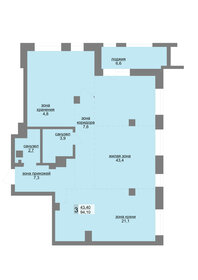 Квартира 95,5 м², 3-комнатная - изображение 1