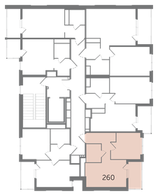 24,1 м², 2-комнатная квартира 6 950 000 ₽ - изображение 117