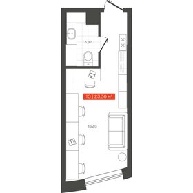 23,4 м², 1-комнатные апартаменты 5 010 000 ₽ - изображение 30
