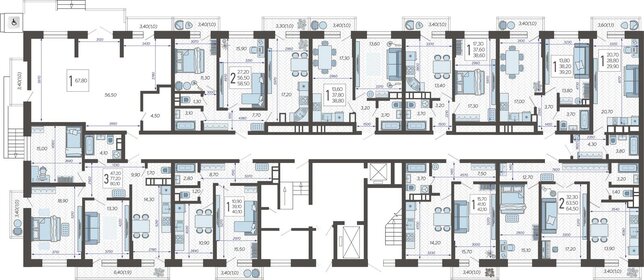 66,6 м², 2-комнатная квартира 9 000 000 ₽ - изображение 75