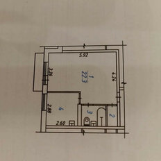 Квартира 34,7 м², 1-комнатная - изображение 2