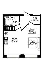 37,6 м², 1-комнатная квартира 4 516 800 ₽ - изображение 25