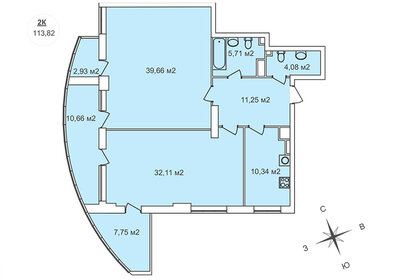 114,7 м², 3-комнатная квартира 30 000 000 ₽ - изображение 75