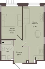 45,1 м², 2-комнатная квартира 4 800 000 ₽ - изображение 72
