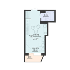 22 м², квартира-студия 3 150 000 ₽ - изображение 72