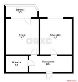 Квартира 34,4 м², 1-комнатная - изображение 5