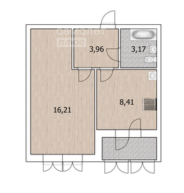 35,6 м², 1-комнатная квартира 3 670 000 ₽ - изображение 23