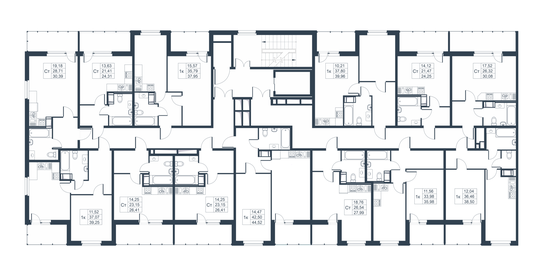 44,5 м², 1-комнатная квартира 6 945 120 ₽ - изображение 10