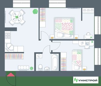 53,7 м², 2-комнатная квартира 9 500 000 ₽ - изображение 6