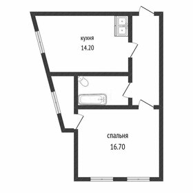 Квартира 44,1 м², 1-комнатная - изображение 1