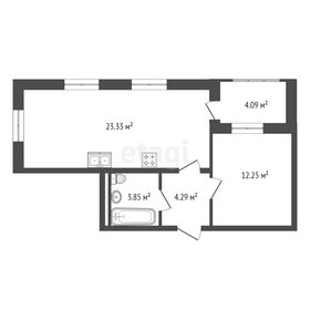 Квартира 45,9 м², 2-комнатная - изображение 2