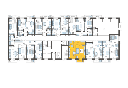 44,3 м², 1-комнатная квартира 5 200 000 ₽ - изображение 27