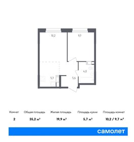 35,5 м², 1-комнатная квартира 11 560 572 ₽ - изображение 13