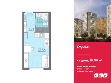 Квартира 19,6 м², студия - изображение 1