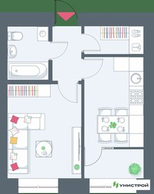 Квартира 34,2 м², 1-комнатная - изображение 1