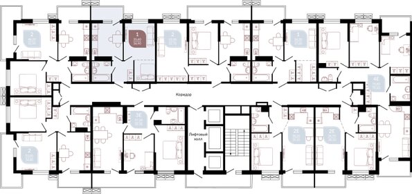 36,5 м², 1-комнатная квартира 6 500 000 ₽ - изображение 69