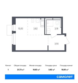 Квартира 21,7 м², студия - изображение 1