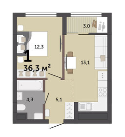 37,2 м², 1-комнатная квартира 5 400 000 ₽ - изображение 8