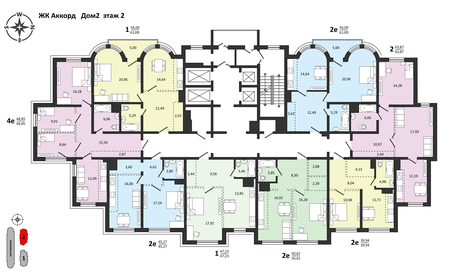 Квартира 68,9 м², 4-комнатная - изображение 2