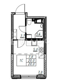 55 м², 3-комнатная квартира 53 500 ₽ в месяц - изображение 42