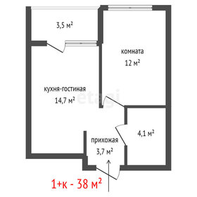 Квартира 38 м², 1-комнатная - изображение 2